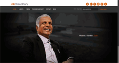 Desktop Screenshot of nkchaudhary.com